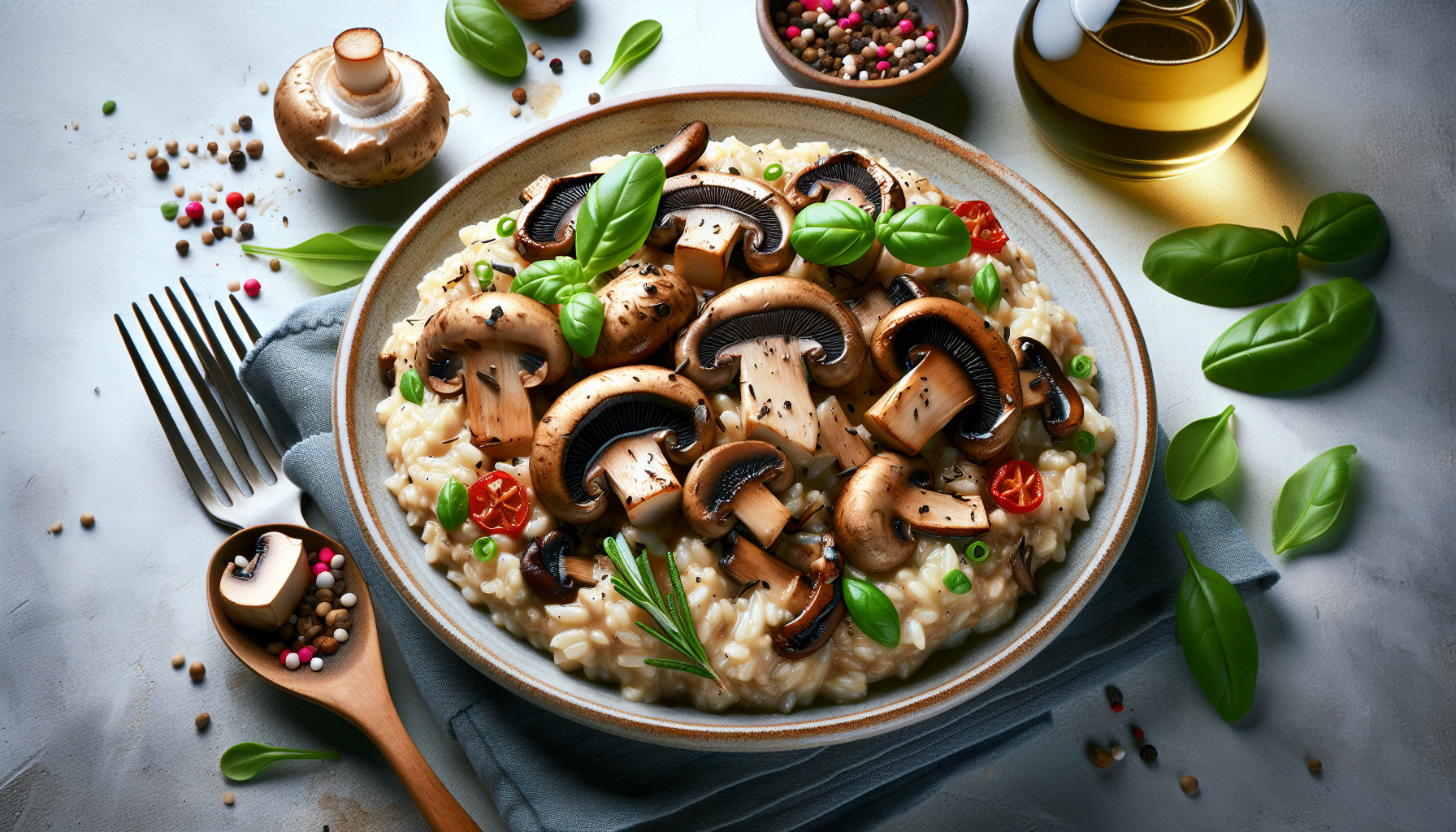 risotto con i funghi